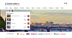 Desktop Screenshot of citytrips-londen.be